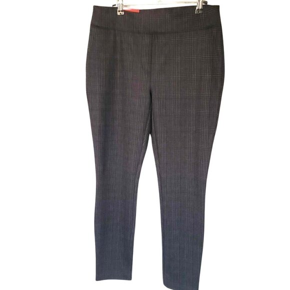 Dahlia BNWT Black and grey plaid print dress pants - Picture 1 of 7